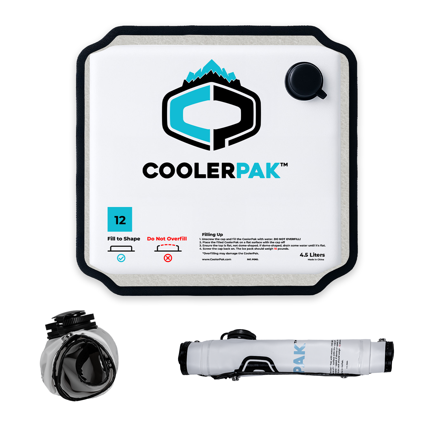 Space-Saving Ice Pack Alternative | CoolerPak 12lb Ice Block Pack